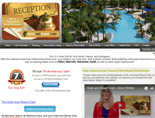 Tablet Screenshot of hotelandresortcard.com